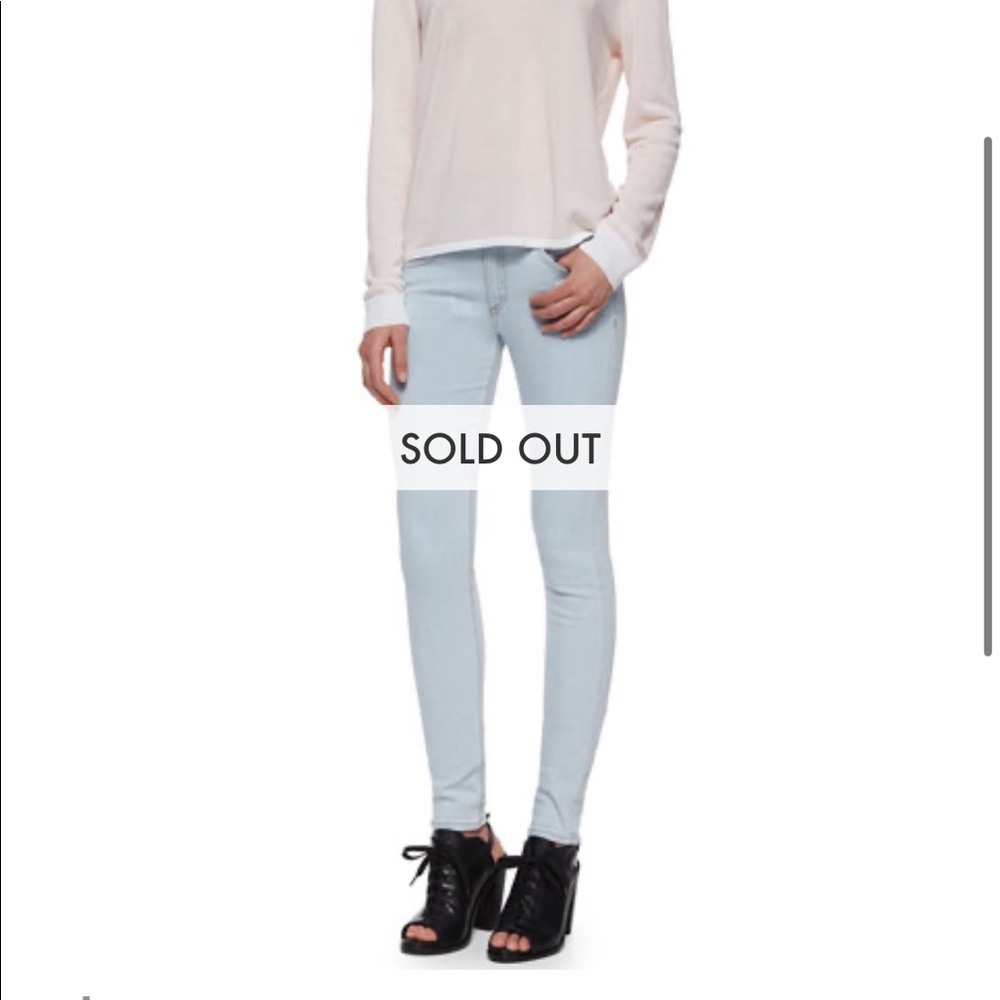 RAG & BONE Skinny White Wash